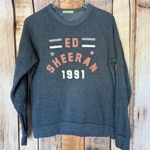 Alternative Apparel Ed Sheeran‎ 1991 Graphic Sweatshirt Casual Soft Music Medium